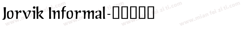 Jorvik Informal字体转换